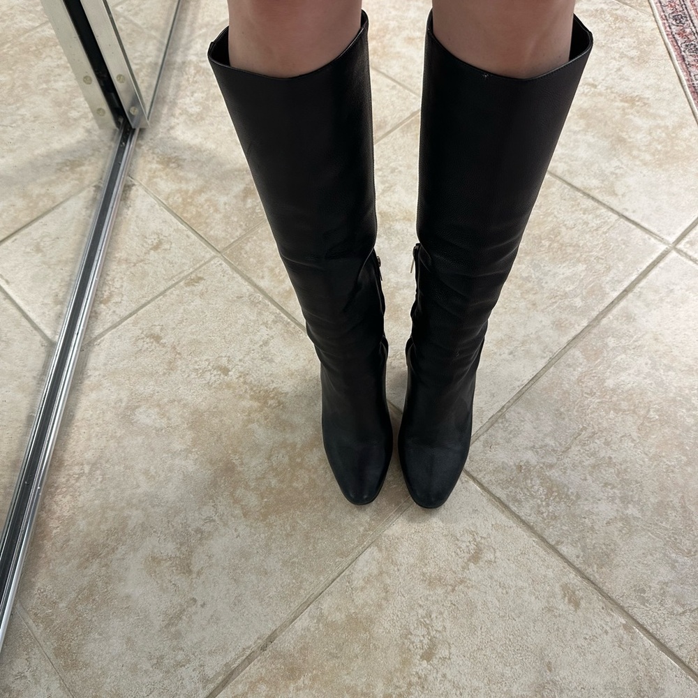 Jimmy Choo Black Women's Knee-High Fashion Boots size 37.5